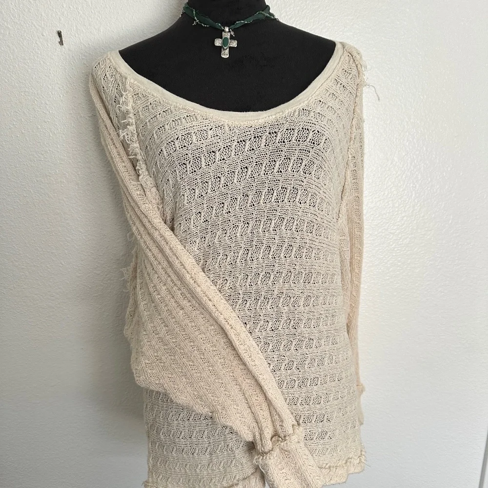 Free People  Thiens Hacci knit top